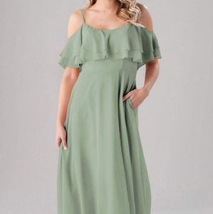 Kennedy Blue Boho Bridesmaids Dress | Sage Green